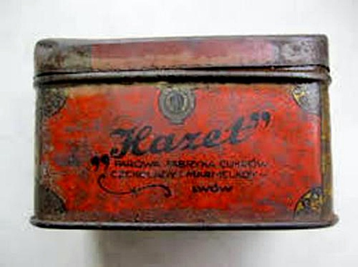 коробочка для солодощів кондитерської фабрики «Hazet»