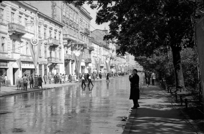 Львів, колишній проспект Леніна, 1964 рік