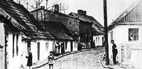 Львівське гетто з кількома будинками