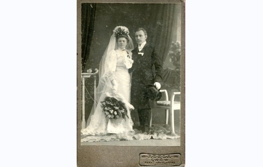 Julia i Leopold Sokołowscy, 16 лютого 1908. Пасаж Міколяша