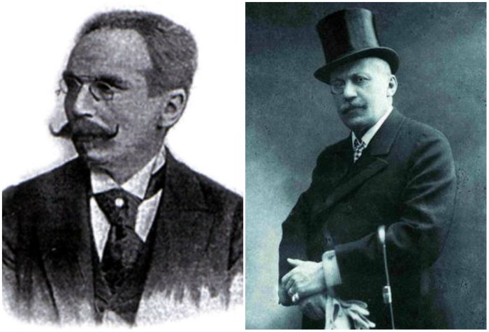 На фото: Ян Завейський (справа) та Зиґмунд Ґорґолевський (зліва)