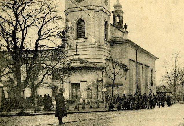Церква Св. Анни у Львові, фото 1914-1915 років