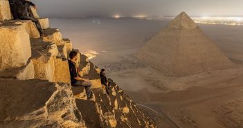 1. Вид із піраміди Хеопса.