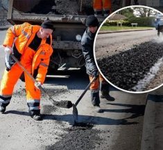На вул. Озерній у Волі-Гомулецькій облаштували основу за німецькою технологією NovoCrete та стелять нижній шар асфальту