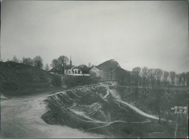 Вид на Лису гору і костел св. Войцеха, фото поч. XX століття