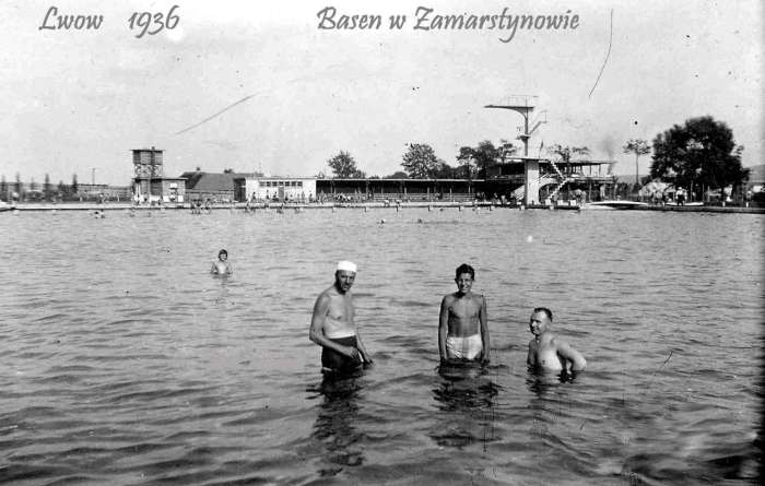 Басейн на Замарстинові, фото 1936 року