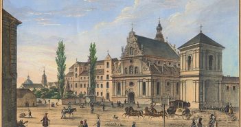 Літографія Карла Ауера “Бернардинський костел і монастир” (тепер церква св. Андрія)(1837-1838)