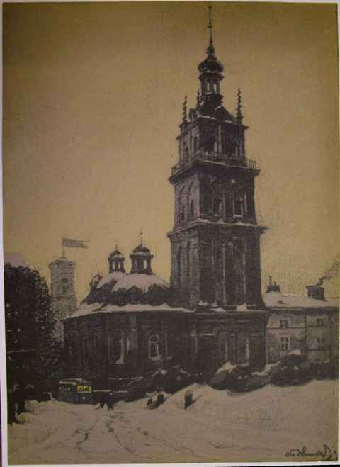Успенська (Волоська) церква і вежа Корнякта