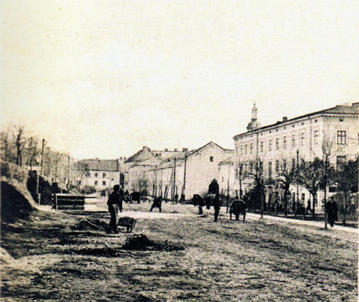 Вулиця Підвальна у Львові на початку ХХ століття