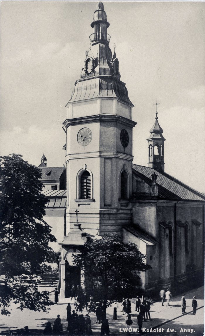 Церква Св. Анни у Львові, фото 1930-1939 років