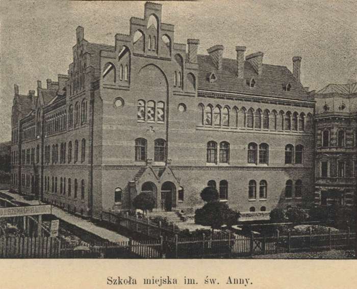 Міська школа Св. Анни. Фото 1894 року