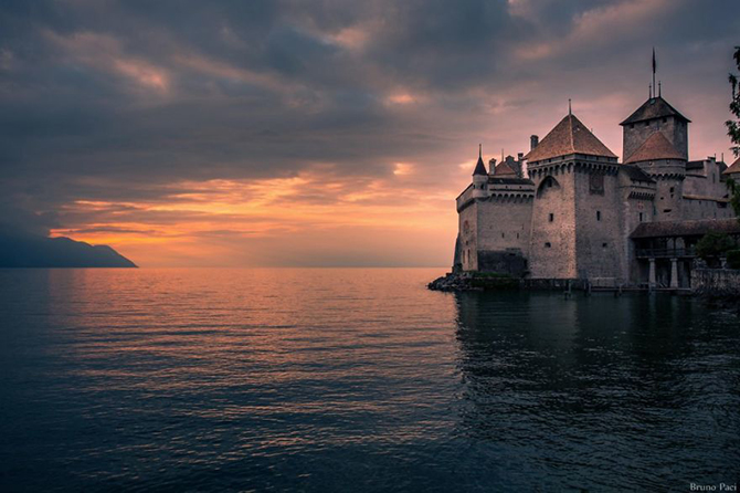 Замок Шильон, Швейцарія.