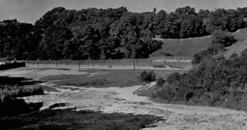 Спущений Пелчинський став. Фото 1921 року