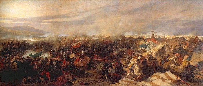 «Битва під Віднем», (1863) Юзеф Брандт, музей Війська польського у Варшаві.