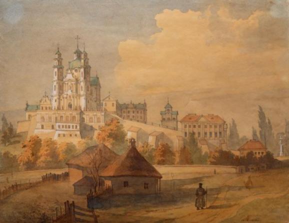 “Почаївська лавра з півдня”, 1846 р.