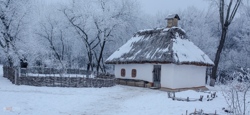 Зима в Пирогово (Київський фотограф Дмитро Бартош)