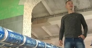 Мешканець Запоріжжя обігріває будинок пивними бляшанками (відео)