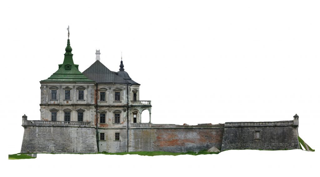 3д модель підгорецького замку