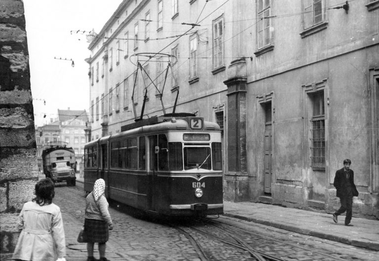 Amazing Historical Photo of Trams in Lviv in 1974 