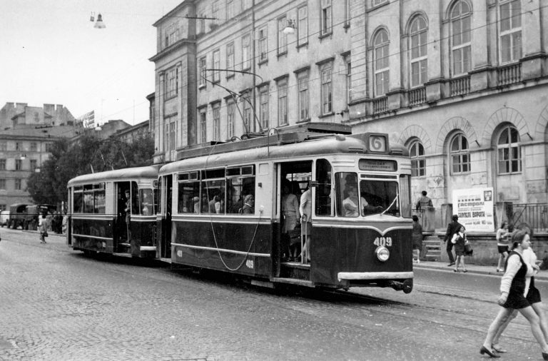 Fascinating Historical Picture of Trams in Lviv in 1974 