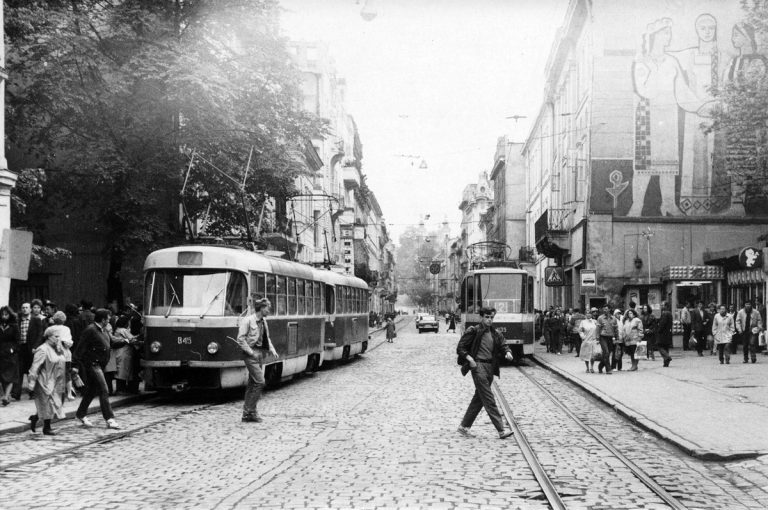 Fascinating Historical Picture of Trams in Lviv in 1985 