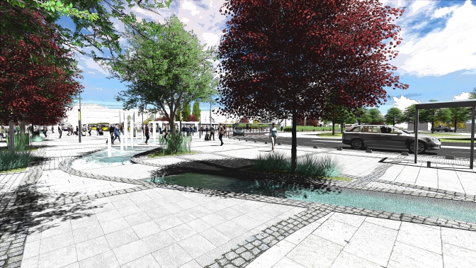 Як зміниться Двірцева площа – фонтан, бруківка та підземний паркінг