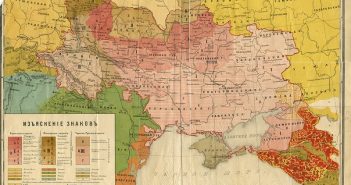 Карта южнорусских наречий и говоров П.Чубинского и К.Михальчука (1871)