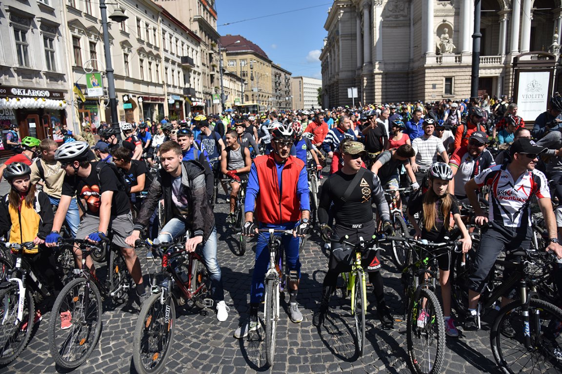 Як у Львові пройшов велодень. Фоторепортаж