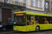 Перші автобуси МАЗ вийшли на маршрути у Львові. Фото