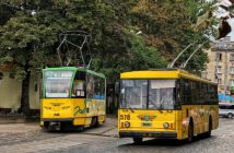 трамвай тролейбус громадський транспорт львів