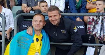 Як зірковий футболіст Бекхем вітав українського медаліста “Ігор нескорених”