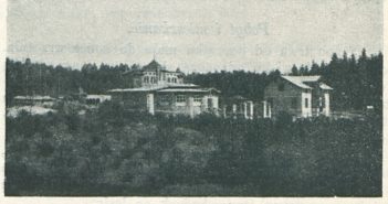 Вид на лікувальний заклад в Брюховичах. Фото початку 20 ст.
