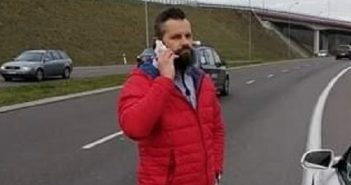 Поляк, що зупинив львів'янина через наліпку з тризубом, образився на появу свого фото у Facebook