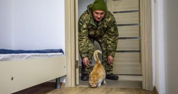 125 військових і кіт заселились у новий гуртожиток на Львівщині. Фото дня