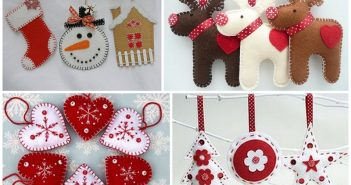 ялинкові прикраси ялинкові іграшки з фетру