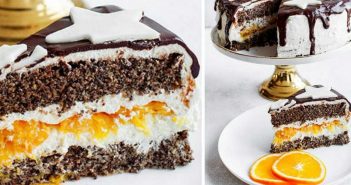 Маковий торт з апельсинами. Справжній зимовий смаколик!