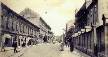 початок вулиці Личаківська. Справа – костел кларисок. Кінець XIX століття