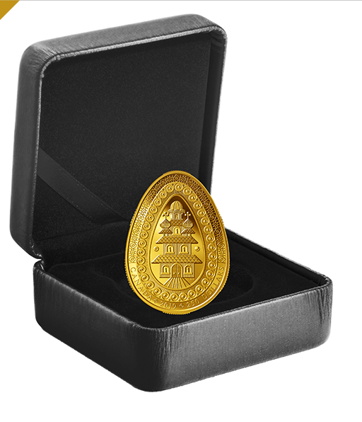 У Канаді випустили золоту монету у формі української писанки