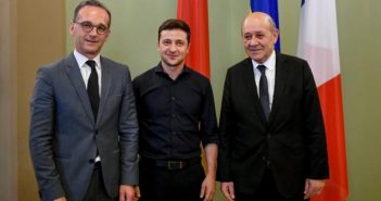 Зустріч президента України Володимира Зеленського із головами МЗС Німеччини та Франції