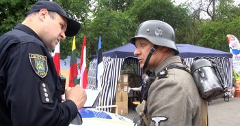 Львівська поліція затримала озброєного реконструктора в есесівській формі