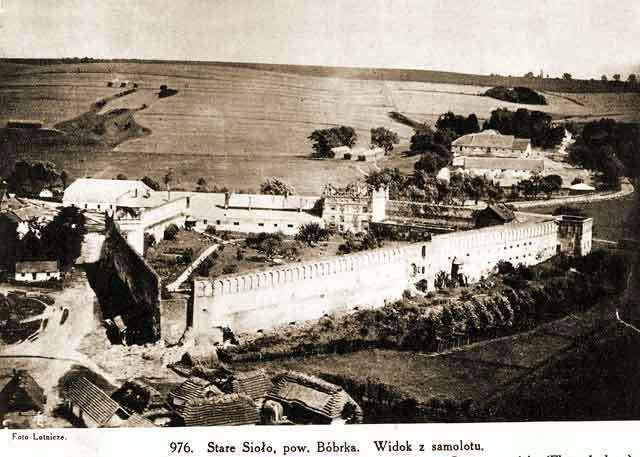 Старосільський замок з висоти. Фото 1927-1928 рр.