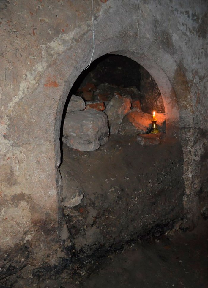 Найнижчий рівень підземель костелу – підвали давнього будинку