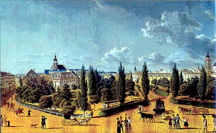 Губернаторські вали. Гуаш Ф.Герстенберга , бл. 1830 р.