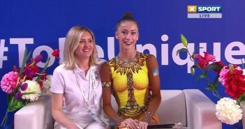 Українська гімнастка Єва Мелещук