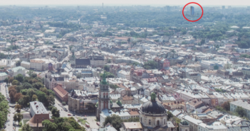 Як висотний готель може змінити панораму міста . Візуалізація