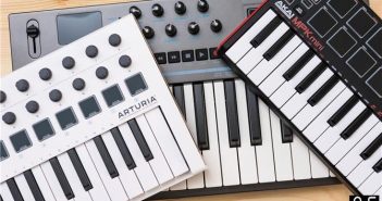 Миди-клавиатура и миди-контроллерМиди-клавиатура и миди-контроллер