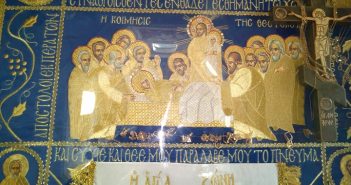 ікона Богородиці «Всецариці» у церкві Святого Іоана Золотоустого у селі Піски Городоцького району