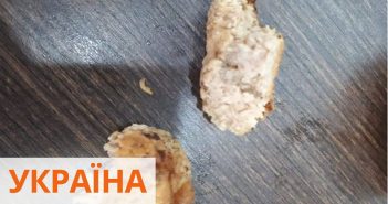 Скандал у Львові: дитина у шкільній їдальні купила котлету з хробаками
