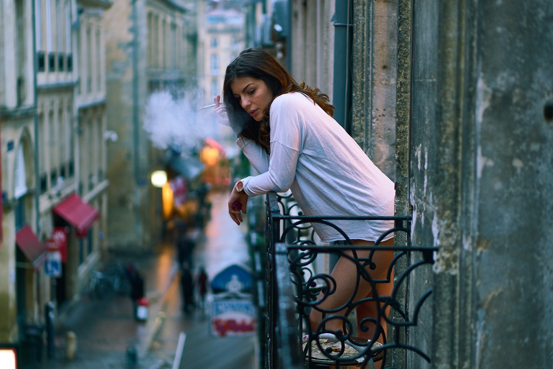куріння на балконі