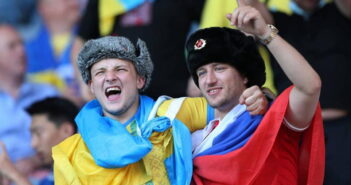 Україна Росія фанати футбол